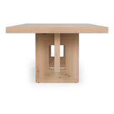 Mineola Modern Natural White Oak 110" Dining Table