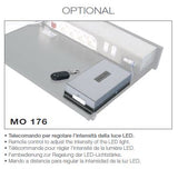 MO-USA3 Modena Modern Black TV Entertainment System Made In Italy