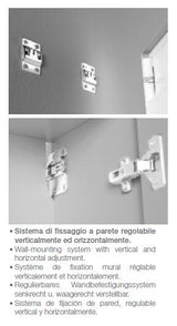MO-USA2 Modena Grey TV Entertainment System Made In Italy