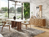 Killeen Modern Gold + Walnut Buffet