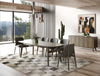 Costello Mid-Century Modern Grey Fabric + Wenge Dining Chair (Set of 2)