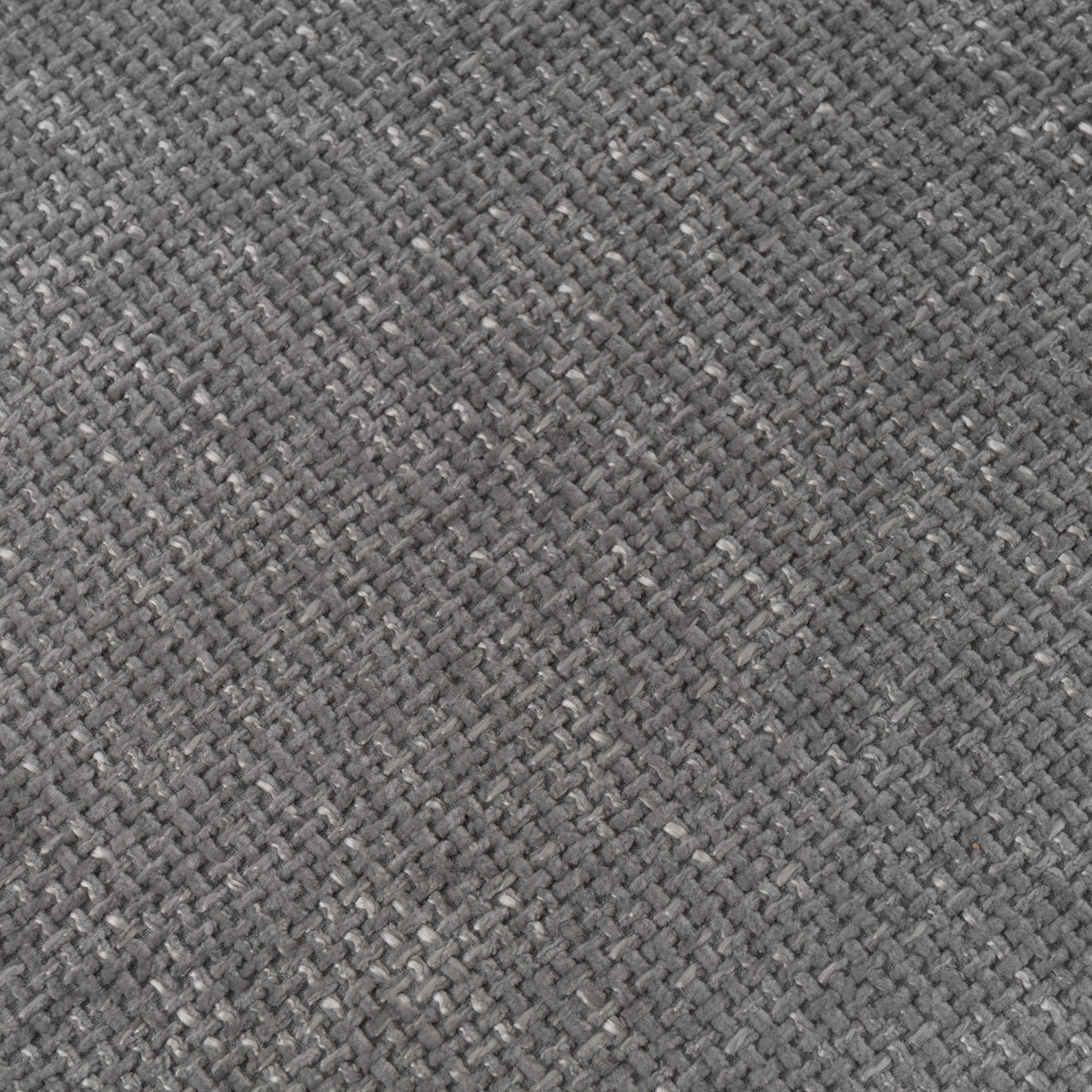 Maury Modern Grey Fabric + Black Dining Chair