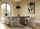Renzo Modern Oak & Concrete 94" Dining Table