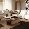 Robson Modern Ceramic + Walnut Coffee Table
