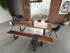  Mielcasa | Dark Brown Modrest Taylor Large Modern Live Edge Wood Dining Bench | SKU VGEDPRO220004-LG | MPN: 77713 | Free Delivery & Free Return