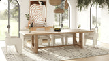 Walz Modern Natural Oak Rectangular Dining Table