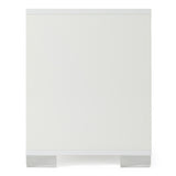 Monza Italian Modern White Nightstand