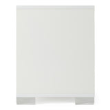 Monza Italian Modern White Nightstand