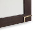 Moontide Modern Smoked Ash & Gold Mirror