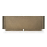 Moorgate Modern Travertine Ceramic + Bronze Buffet