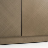 Moorgate Modern Travertine Ceramic + Bronze Buffet