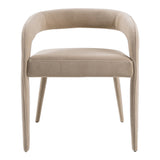 Mundra Modern Beige Fabric Dining Chair