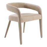 Mundra Modern Beige Fabric Dining Chair