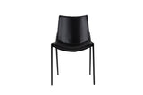 Murray Modern Black Vegan Leather Dining Chair (Set of 2)