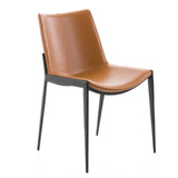 Murray Modern Camel Vegan Leather Dining Chair (Set of 2)