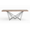 Naomi Modern Walnut Dining Table