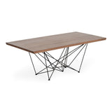 Naomi Modern Walnut Dining Table
