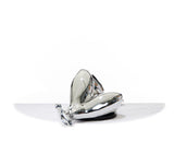 SZ0228 Modern Silver Napping Lady Sculpture
