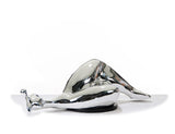 SZ0228 Modern Silver Napping Lady Sculpture