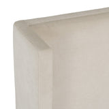 Newhart Modern Beige Fabric + Natural Oak 4-Piece Bedroom Set