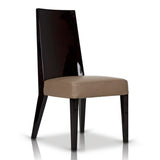 Noble Modern Dark Brown Veneer Chair