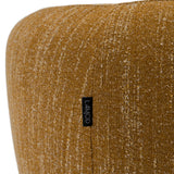 Norris Modern Mustard Fabric Swivel Accent Chair