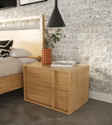 Berlin Modern Natural Oak Bedroom Set