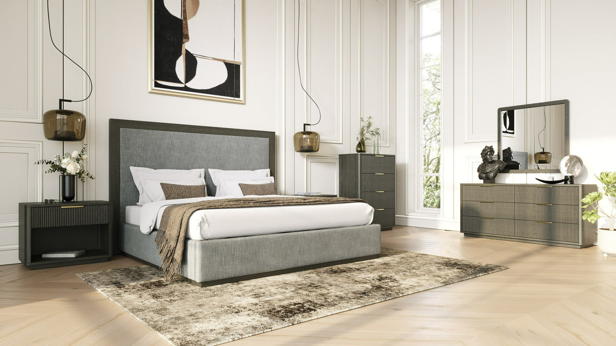 Santa Monica Modern Grey Wash Chest