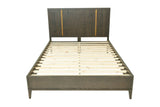 Oakley Mid-Century Queen Size Dark Brown Bed