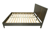 Modrest Oakley Mid Century Queen Size Dark Brown Bed