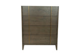 Oakley Mid-Century Dark Brown Chest