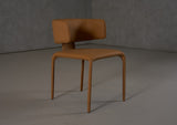 Odessa Modern Camel Vegan Leather Dining Chair