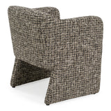 Oldford Modern Beige + Black Fabric Dining Chair