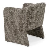 Oldford Modern Beige + Black Fabric Dining Chair