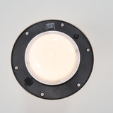 Onza Outdoor White Medium End Table with Solar Light