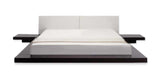  Mielcasa | Multi-Toned Eastern King Modrest Opal Low Profile Black Oak Japanese Platform Bed with Nightstands | SKU VGKCOPAL-BLKOAK-EK | MPN: 15646 | Free Delivery & Free Return