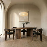 Orville Modern Live Edge Acacia Dining Table