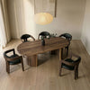 Orville Modern Live Edge Acacia Dining Table