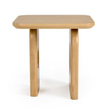 Oshana Modern White Oak End Table