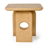 Oshana Modern White Oak End Table