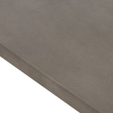 Sharon Modern Concrete & Black Metal End Table