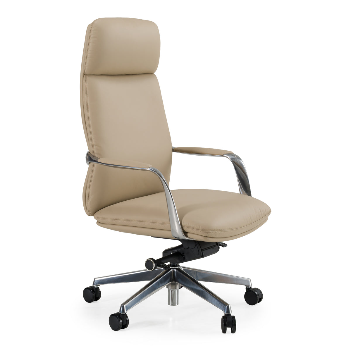 Ozark Modern Tan Vegan Leather Office Chair