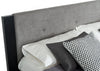 Panther Contemporary Grey & Black Bed