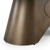 Paulsen Modern Ceramic + Brass Dining Table
