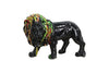  Mielcasa | Multi-Toned Modrest Black Lion Multi Colored Sculpture | SKU VGTH-PC-0181 | MPN: 79729 | Free Delivery & Free Return