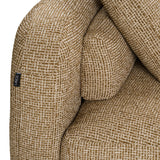 Percy Contemporary Beige Fabric Left Facing Chaise Sectional Sofa