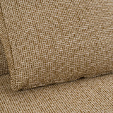 Percy Contemporary Beige Fabric Left Facing Chaise Sectional Sofa