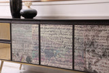 Phelan Modern Smoked Ash & Brass Buffet