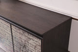 Phelan Modern Smoked Ash & Brass Buffet