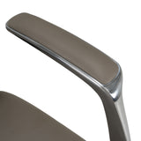 Pickard Modern Grey Leather Executive Office Chair